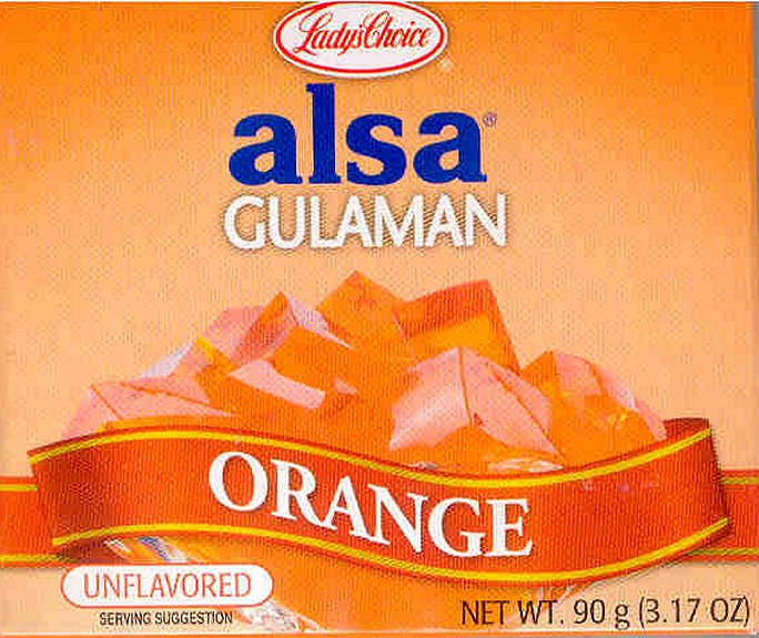 (image for) LADY'S CHOICE ALSA GULAMAN ORANGE UNFLAVORED